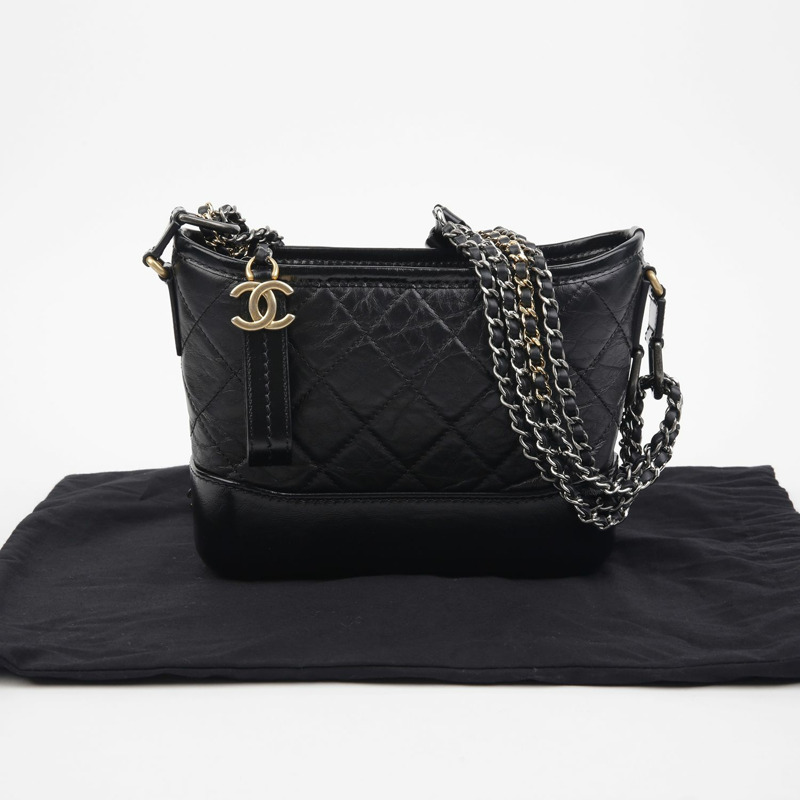 CHANEL Gabrielle 小號 Hobo 單肩斜背包 A91810-0