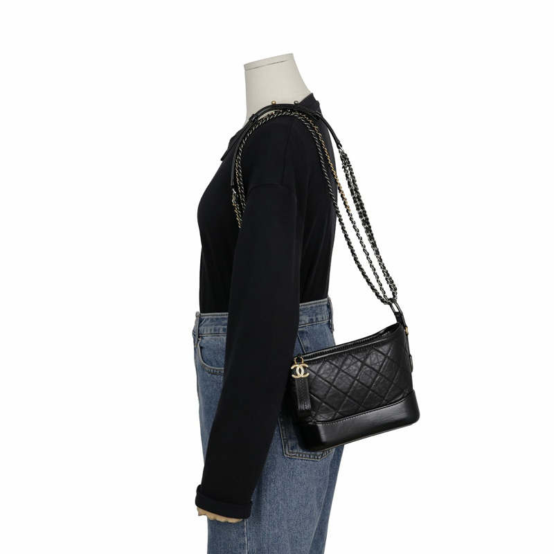 CHANEL Gabrielle 小號 Hobo 單肩斜背包 A91810-7