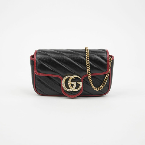 GUCCI 574969 GG Marmont 超迷你斜背包