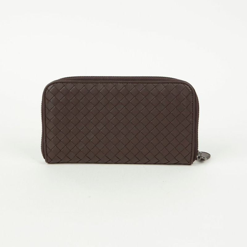 BOTTEGA VENETA Intrecciato 拉鍊長錢包-2