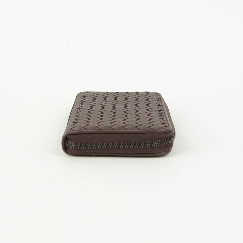 BOTTEGA VENETA Intrecciato 拉鍊長錢包-3