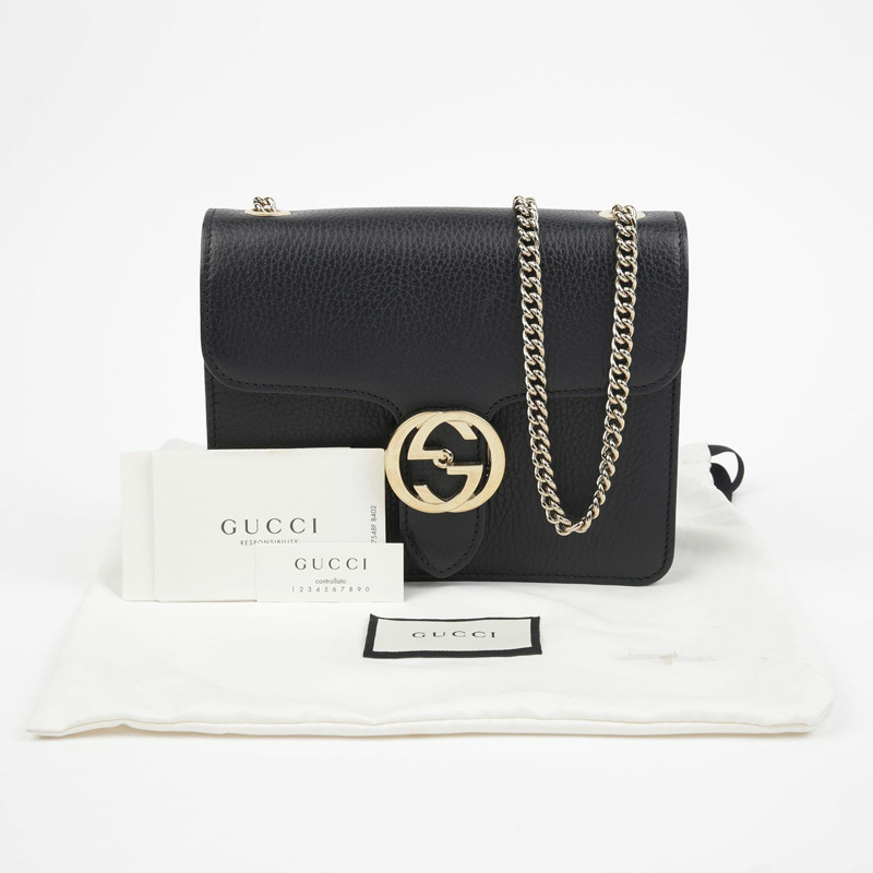 GUCCI 互鎖鏈條單肩斜背包 510304-0