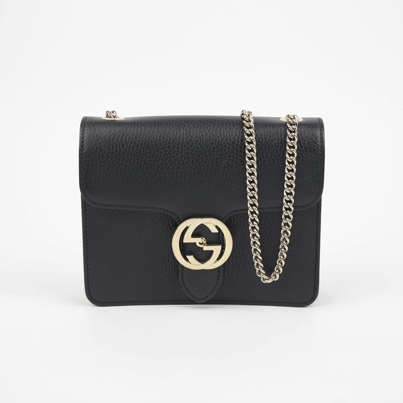 GUCCI 互鎖鏈條單肩斜背包 510304-1