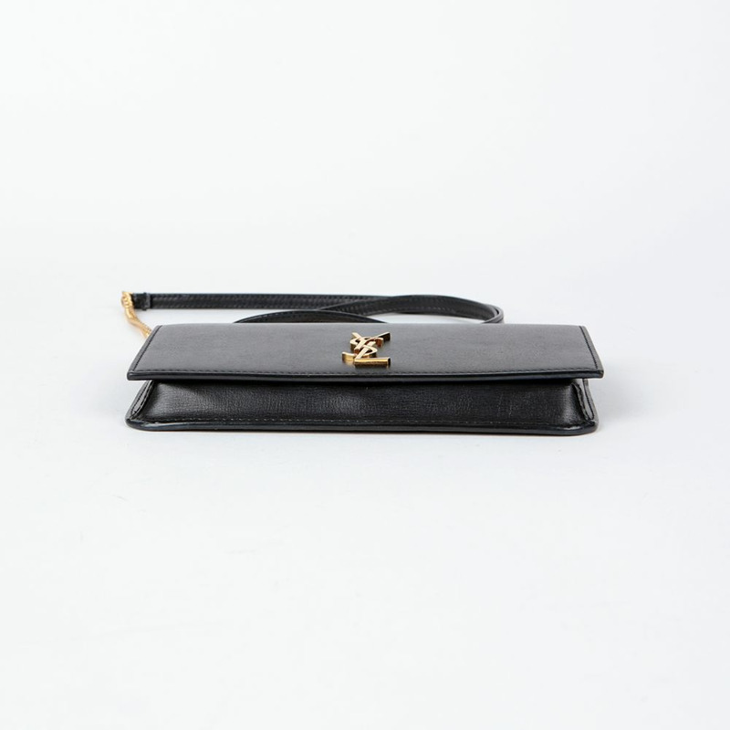 SAINT LAURENT Monogram 手機支架單肩斜背包 635095-4
