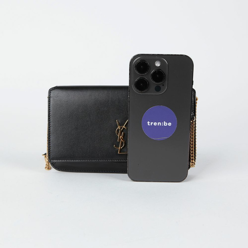 SAINT LAURENT Monogram 手機支架單肩斜背包 635095-6