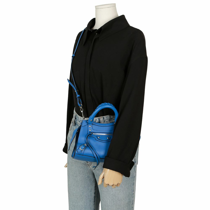 【包稅】BALENCIAGA 638524 新古典迷你手提單肩包-10