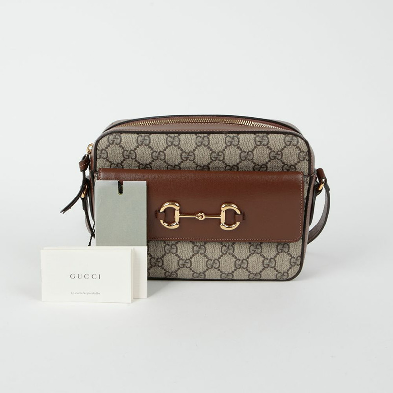 GUCCI Horsebit 1955 小號斜背包 645454-0