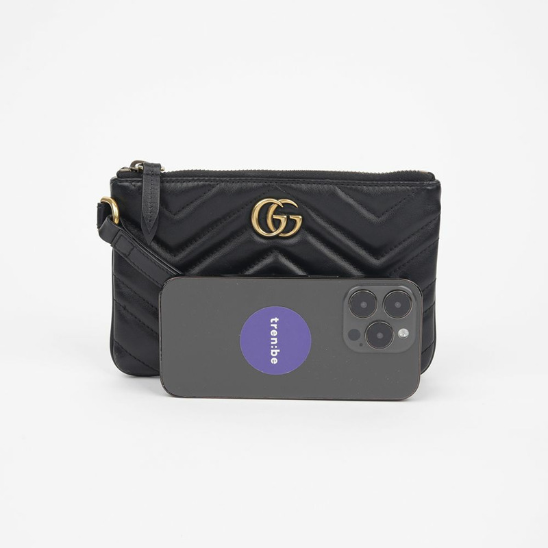 GUCCI GG Marmont 迷你手拿包 598598-10