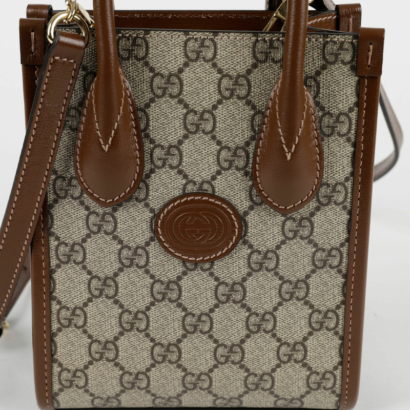 GUCCI 互扣式 G 迷你托特單肩包 671623-1
