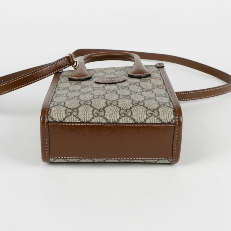 GUCCI 互扣式 G 迷你托特單肩包 671623-7
