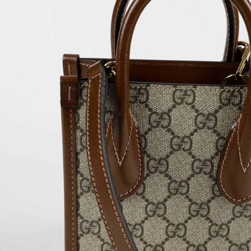 【包稅】GUCCI 互扣式G迷你手提單肩包 671623-4