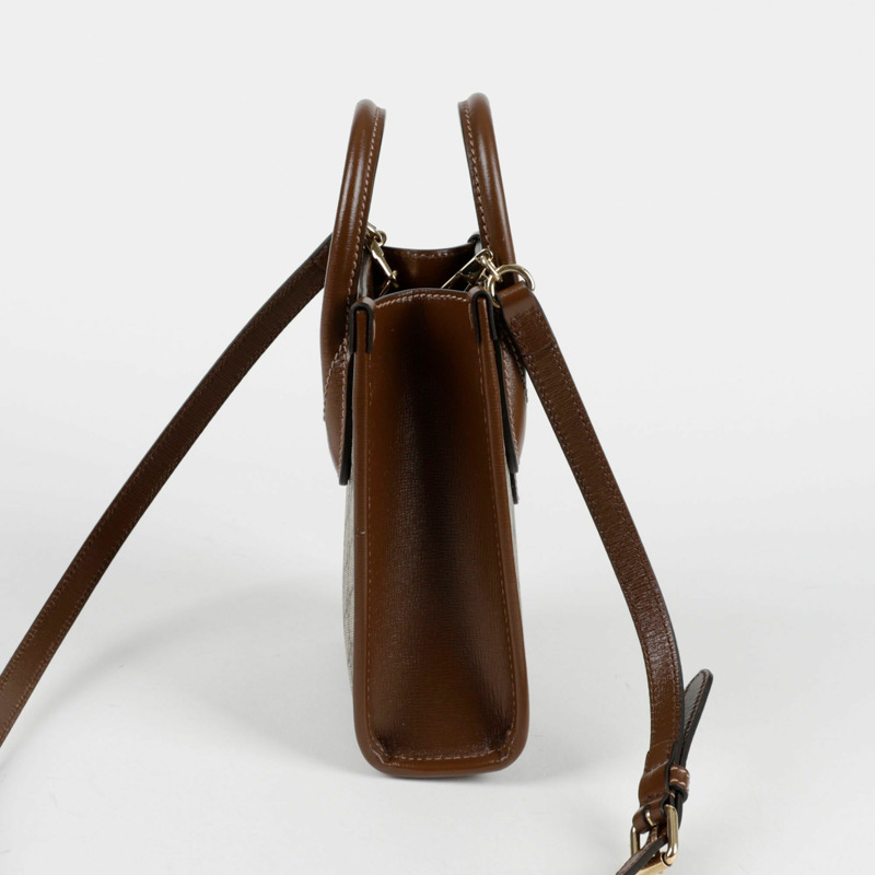 【包稅】GUCCI 互扣式G迷你手提單肩包 671623-5