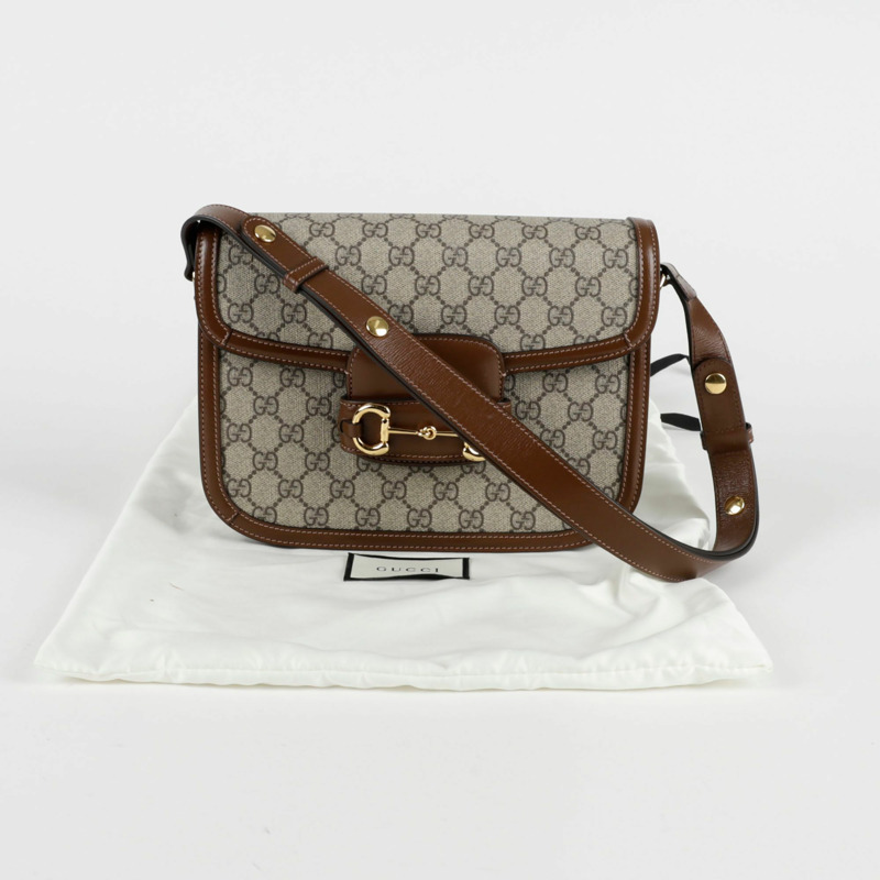 GUCCI Horsebit 1955 小號斜背包 602204-0