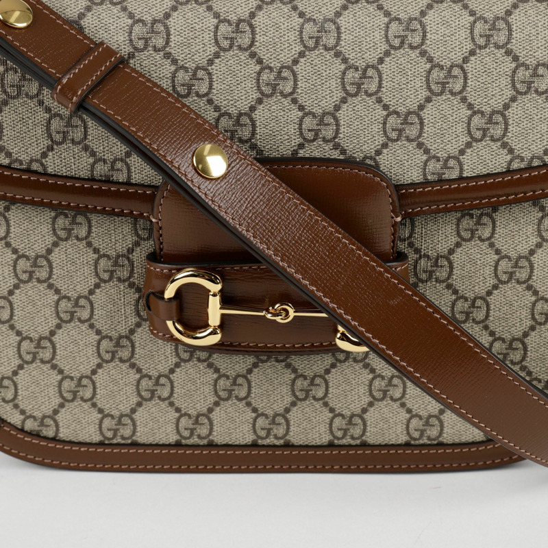 【包稅】GUCCI 602204 馬銜扣環 1955 小號單肩斜背包-1