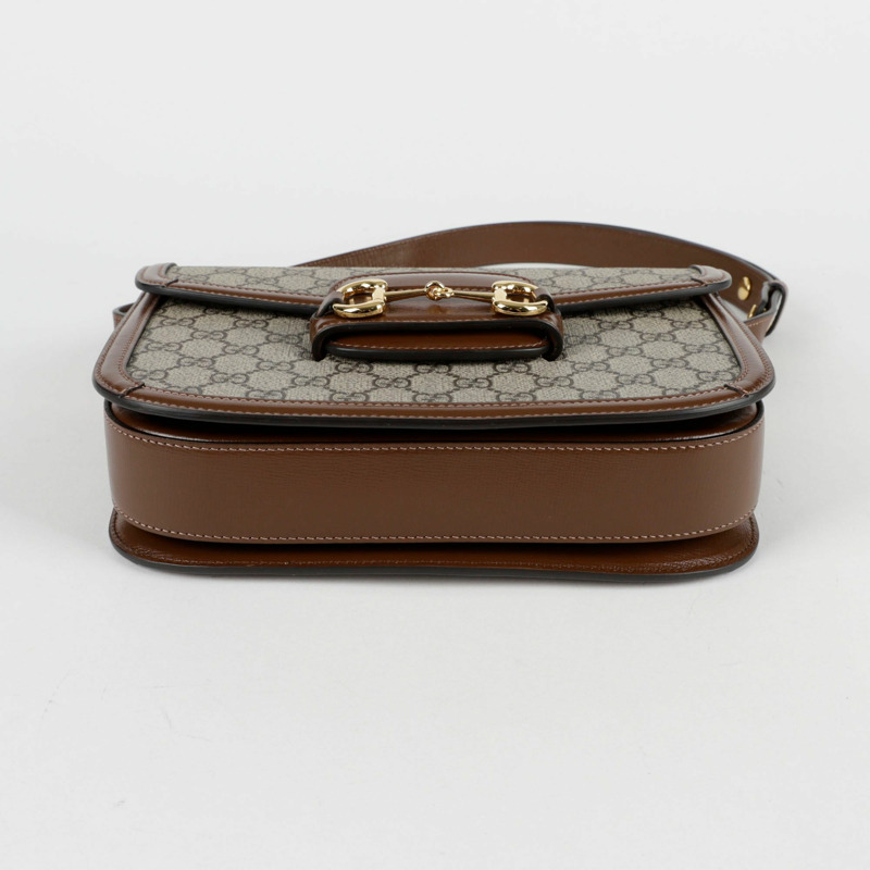 【包稅】GUCCI 602204 馬銜扣環 1955 小號單肩斜背包-5