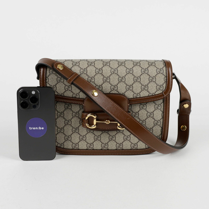 【包稅】GUCCI 602204 馬銜扣環 1955 小號單肩斜背包-7