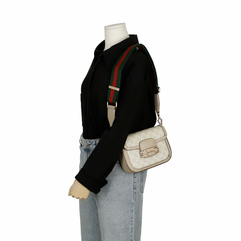 GUCCI Horsebit 1955 迷你斜背包 658574-8