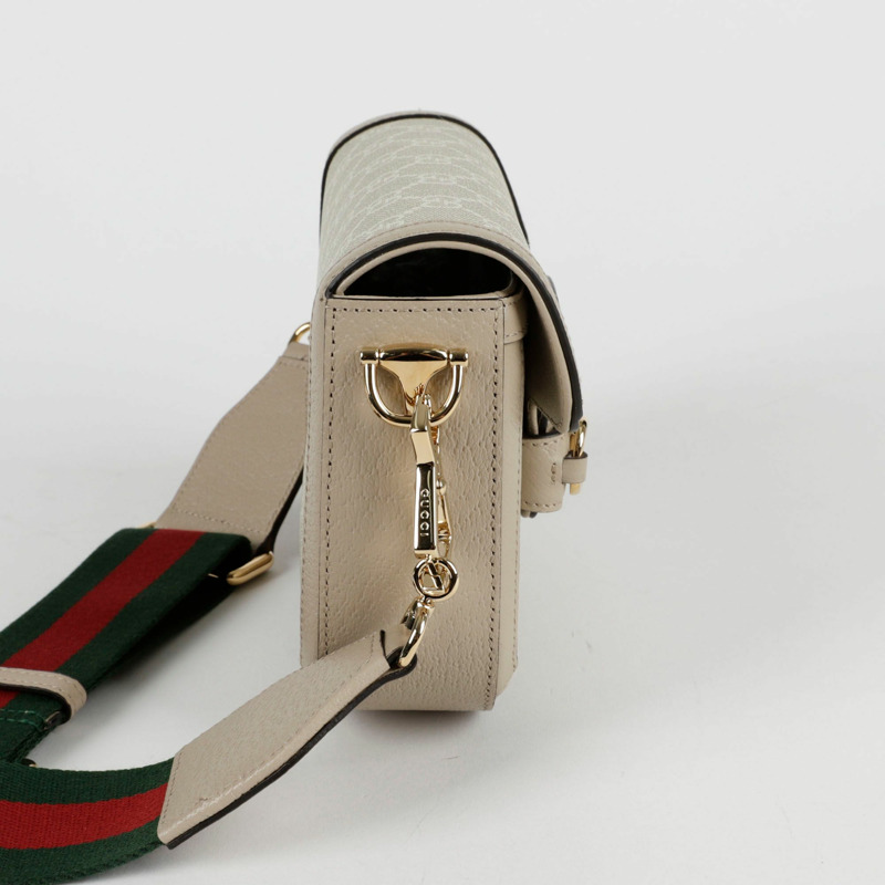 【包稅】GUCCI Horsebit 1955 迷你肩斜背包 658574-4