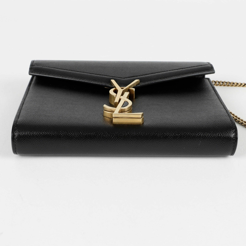 【包稅】SAINT LAURENT Cassandra 鏈條皮夾斜背包 635023-5