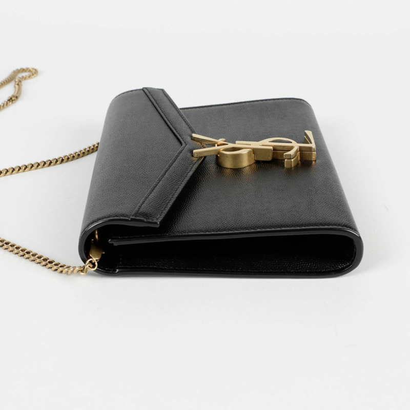 【包稅】SAINT LAURENT Cassandra 鏈條皮夾斜背包 635023-6