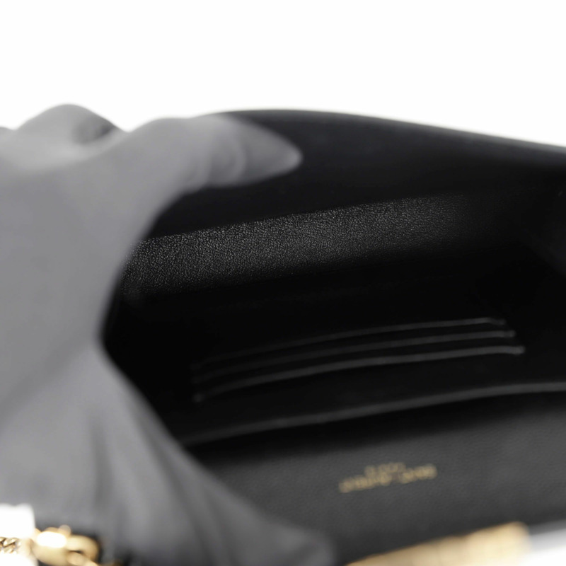 【包稅】SAINT LAURENT Cassandra 鏈條皮夾斜背包 635023-8