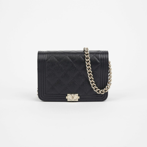 CHANEL AP2464 魚子醬紋 Boy 迷你 WOC 肩斜背包