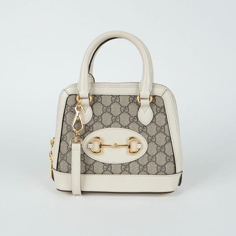 GUCCI Horsebit 1955 迷你頂部提把托特單肩包 640716-1