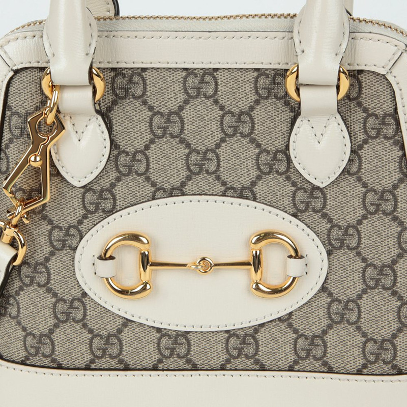 GUCCI Horsebit 1955 迷你頂部提把托特單肩包 640716-2