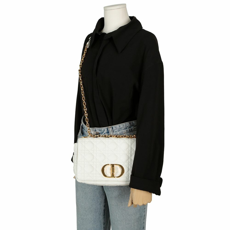 【包稅】DIOR M9242UWHC Caro 中型鏈條單肩斜背包-13