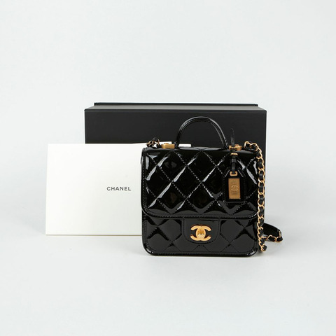 CHANEL AS3652 頂部提把翻蓋托特單肩包