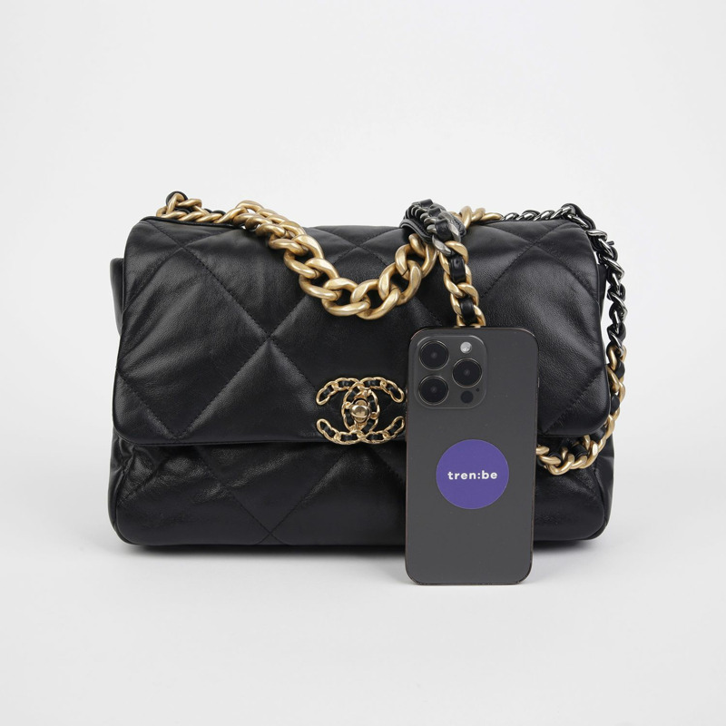 【包稅】CHANEL AS1161 19 大號手提單肩包-6