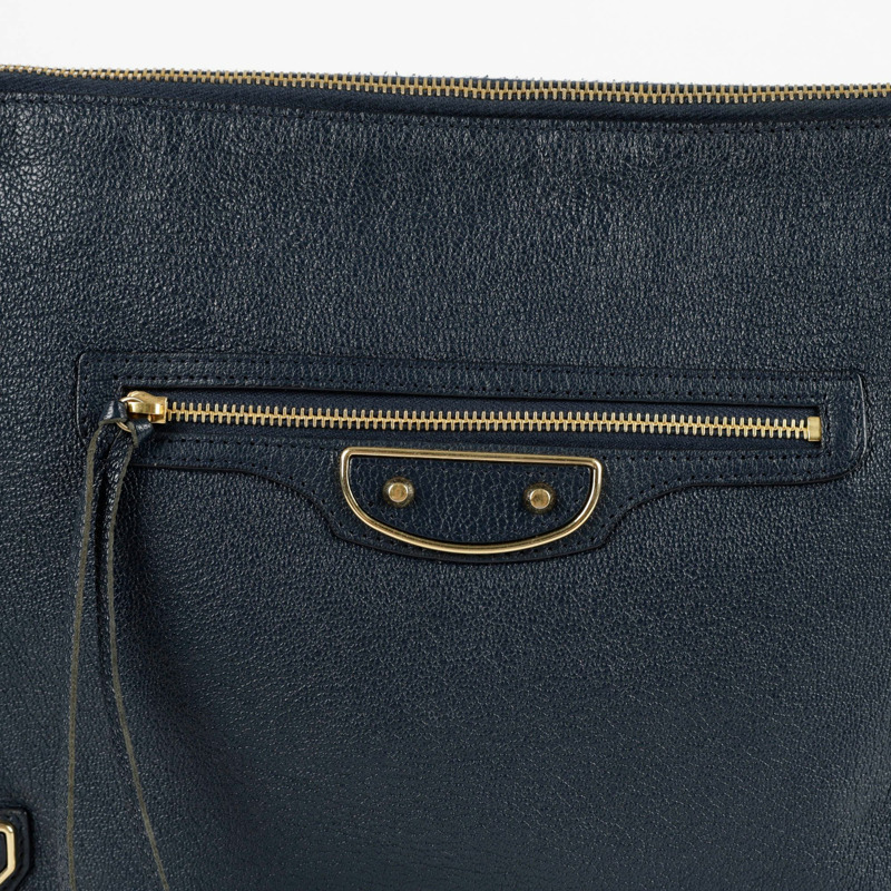 BALENCIAGA 經典金屬邊緣中型手拿包 390186-1