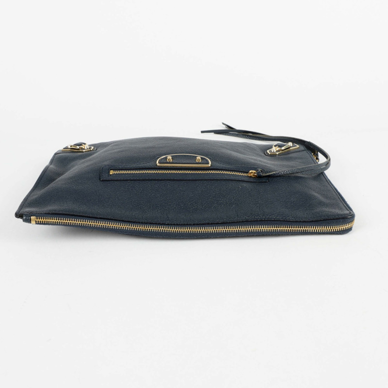 BALENCIAGA 經典金屬邊緣中型手拿包 390186-7