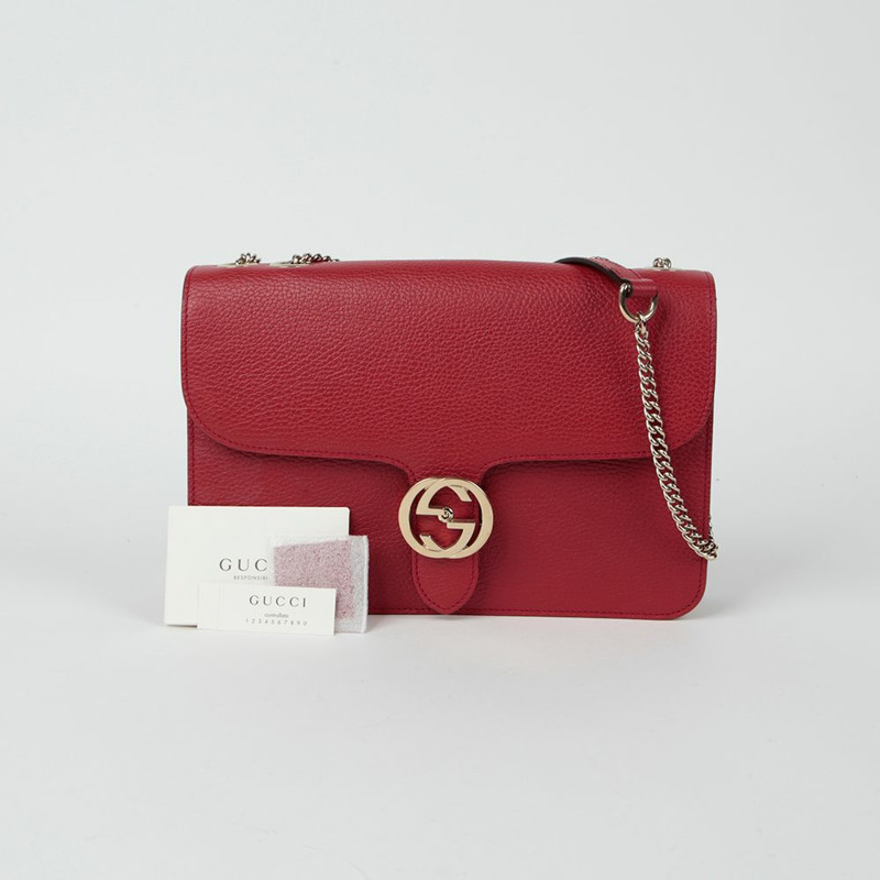 GUCCI 510303 互扣式中型單肩包-0