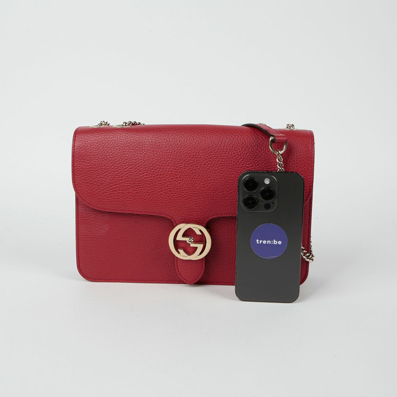 GUCCI 510303 互扣式中型單肩包-9