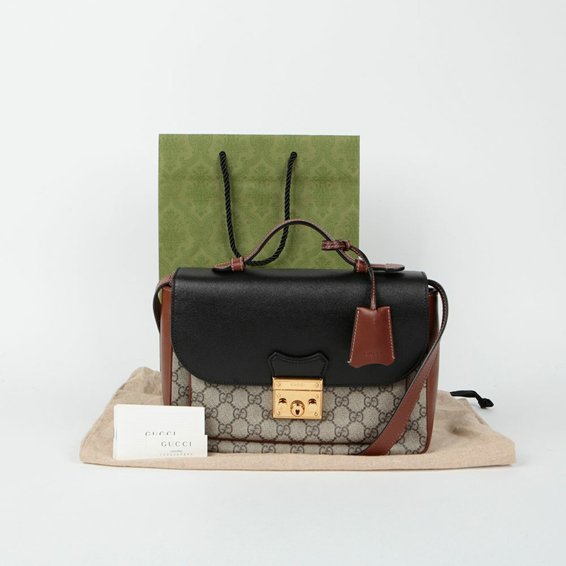 GUCCI Paddle Lock 小號單肩包 644527-0