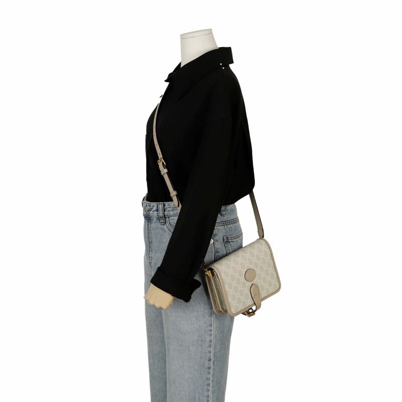 GUCCI 互扣式 G 迷你斜背包 671620-11