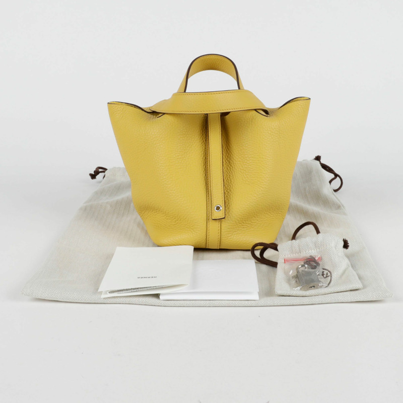 【包稅】HERMES H056289CK 皮可汀鎖 18 手提袋-0