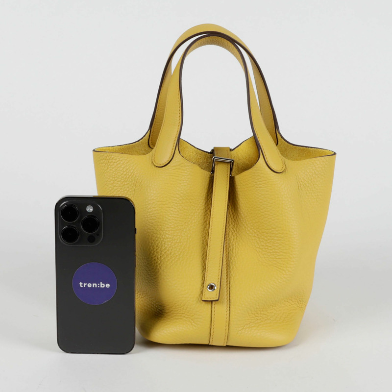 【包稅】HERMES H056289CK 皮可汀鎖 18 手提袋-7