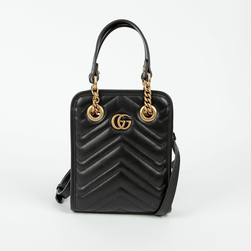 GUCCI 696123 GG Marmont 迷你托特單肩包-0