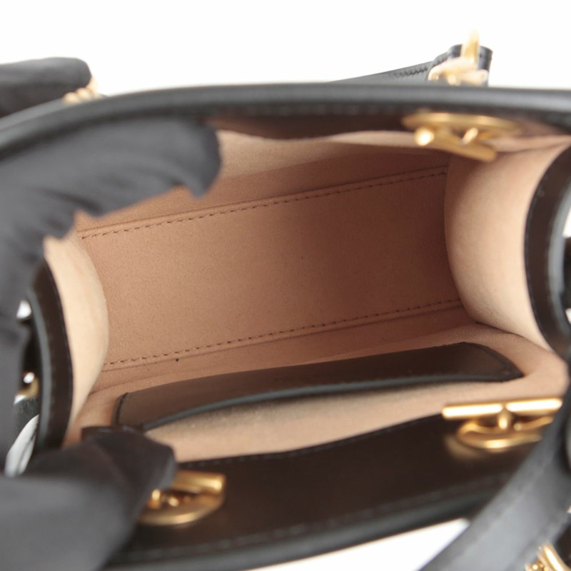 【包稅】GUCCI 696123 GG Marmont 迷你手提單肩包-7