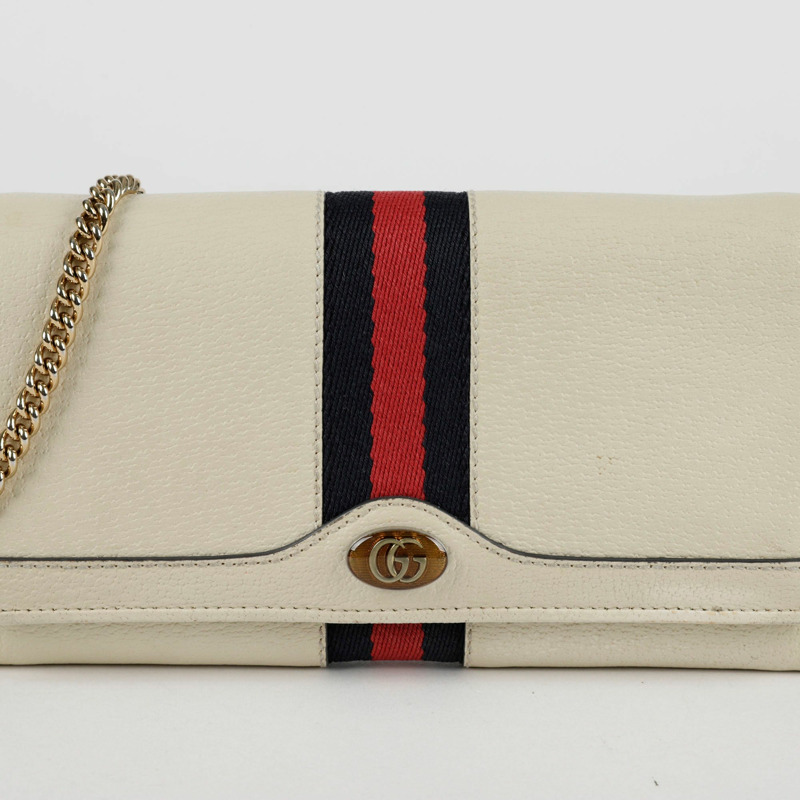 GUCCI Ophidia 鏈條皮夾斜背包 546592-1