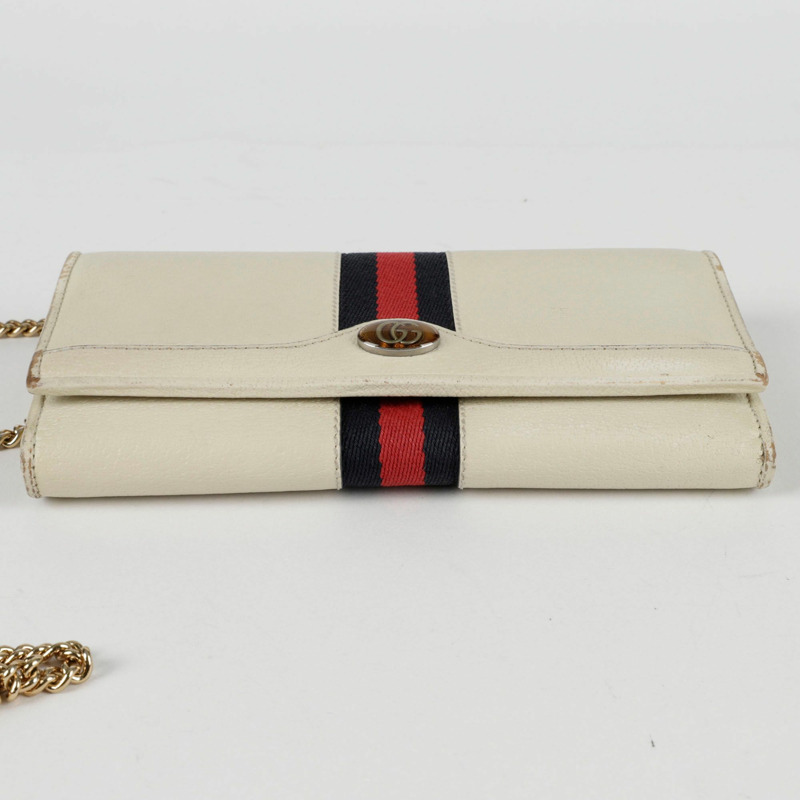 GUCCI Ophidia 鏈條皮夾斜背包 546592-8
