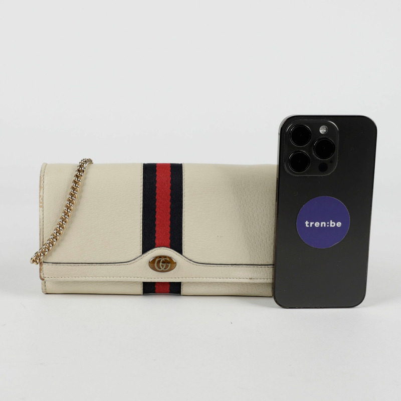 GUCCI Ophidia 鏈條皮夾斜背包 546592-11