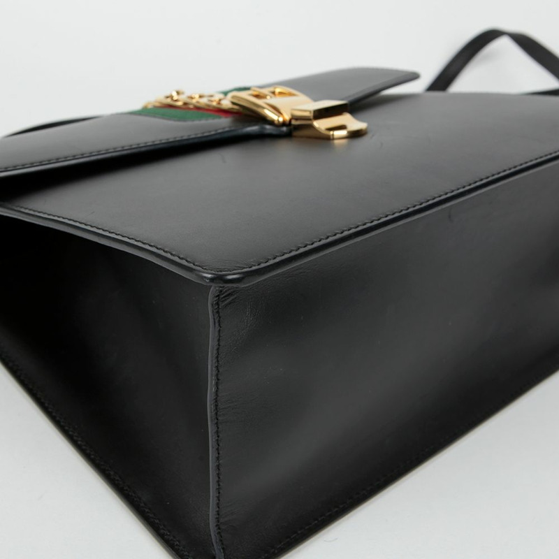 GUCCI 431665 Sylvie 中型頂部提把托特單肩包-11