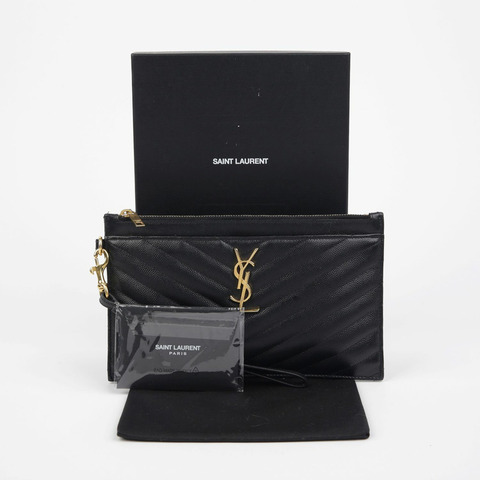SAINT LAURENT Monogram Bill 大號手拿包 636313