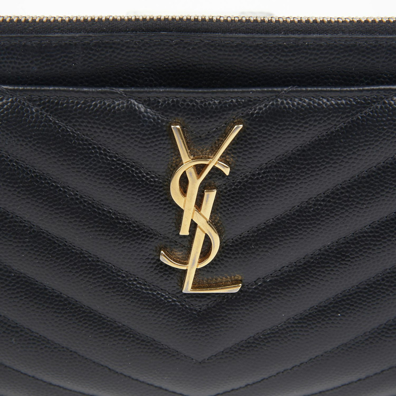SAINT LAURENT Monogram Bill 大號手拿包 636313-2