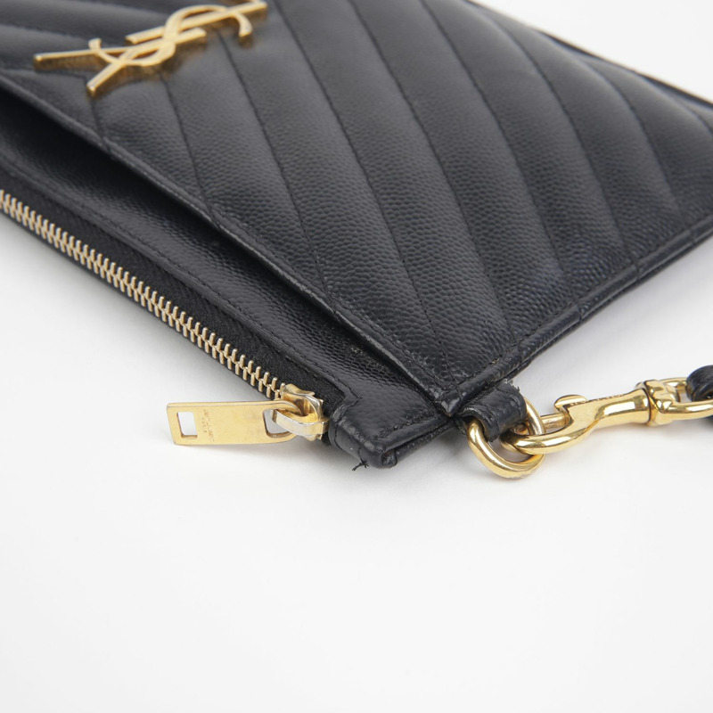 SAINT LAURENT Monogram Bill 大號手拿包 636313-8