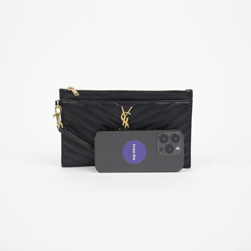 SAINT LAURENT Monogram Bill 大號手拿包 636313-9