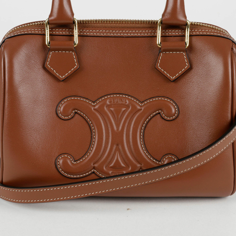 【包稅】CELINE 113773DU3 Kuir Triomphe 小號波士頓手提單肩包-1